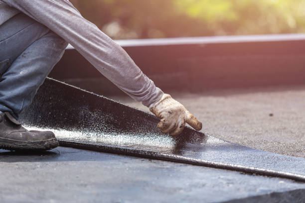 Professional Basement Waterproofing technician working in Franklin, KY